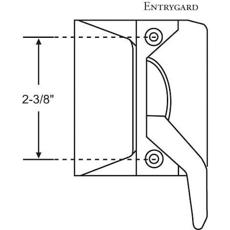 Strybuc Casement Sash Lock Die Cast 34-43-87